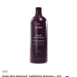 AVEDA Invati Ultra Advanced Exfoliating Shampoo RICH 33.8oz/liter, Fresh, New